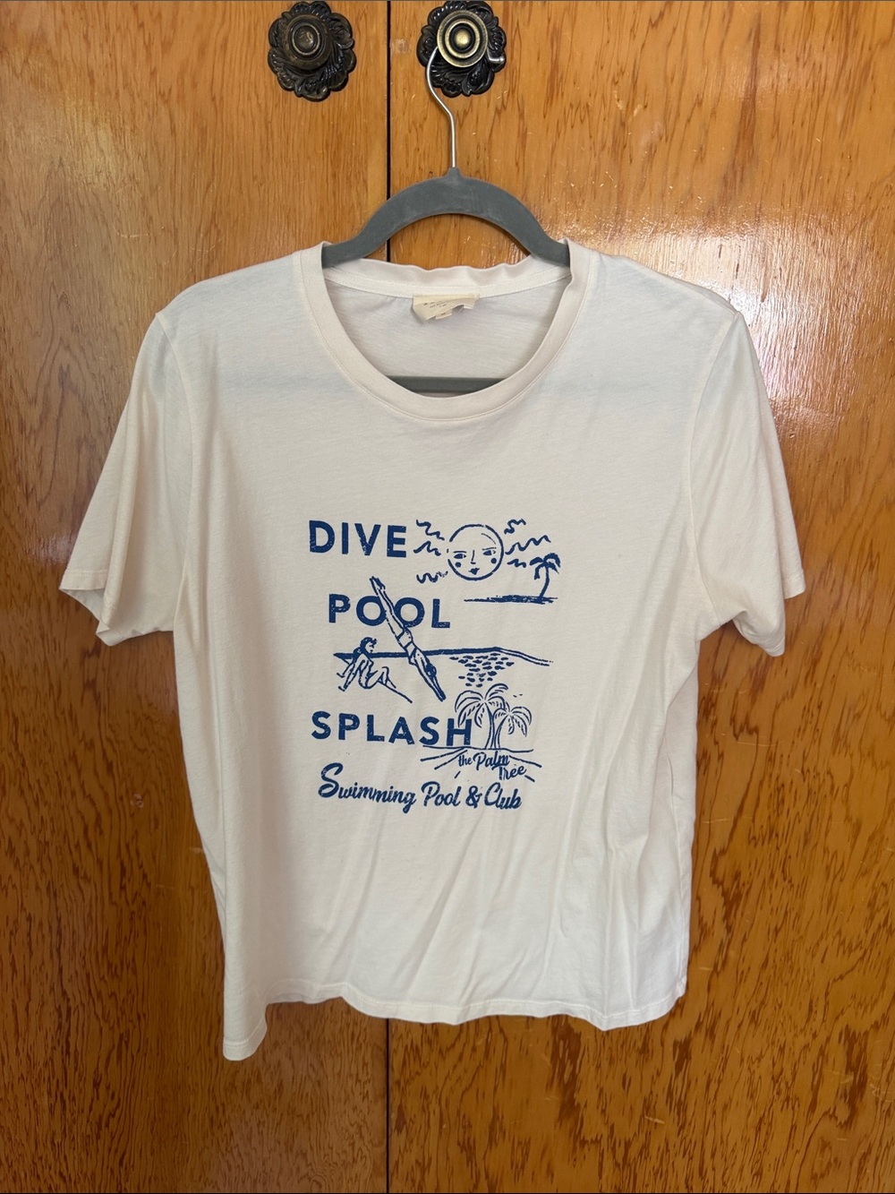 Sezane White/Cream Graphic Tee